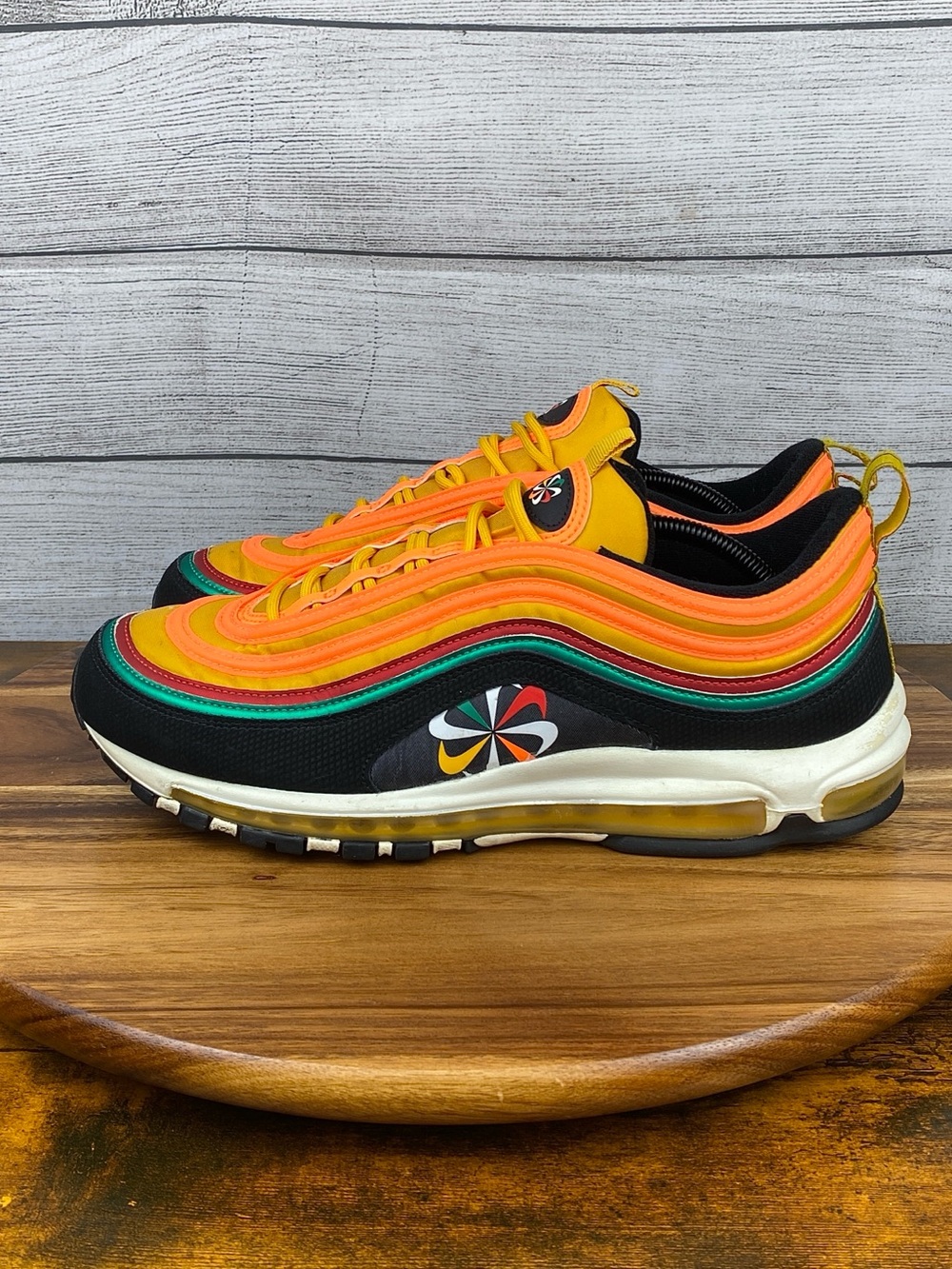 Nike Air Max 97 Sunburst Retro Colorway Lifestyle Sneaker CK9399-001 Men’s 12